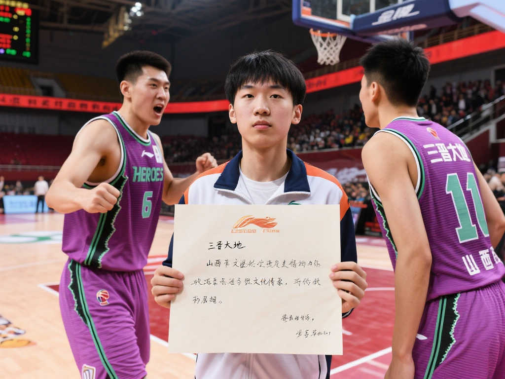 山西男篮收到高中生暖心来信：三晋大地永远为你们自豪